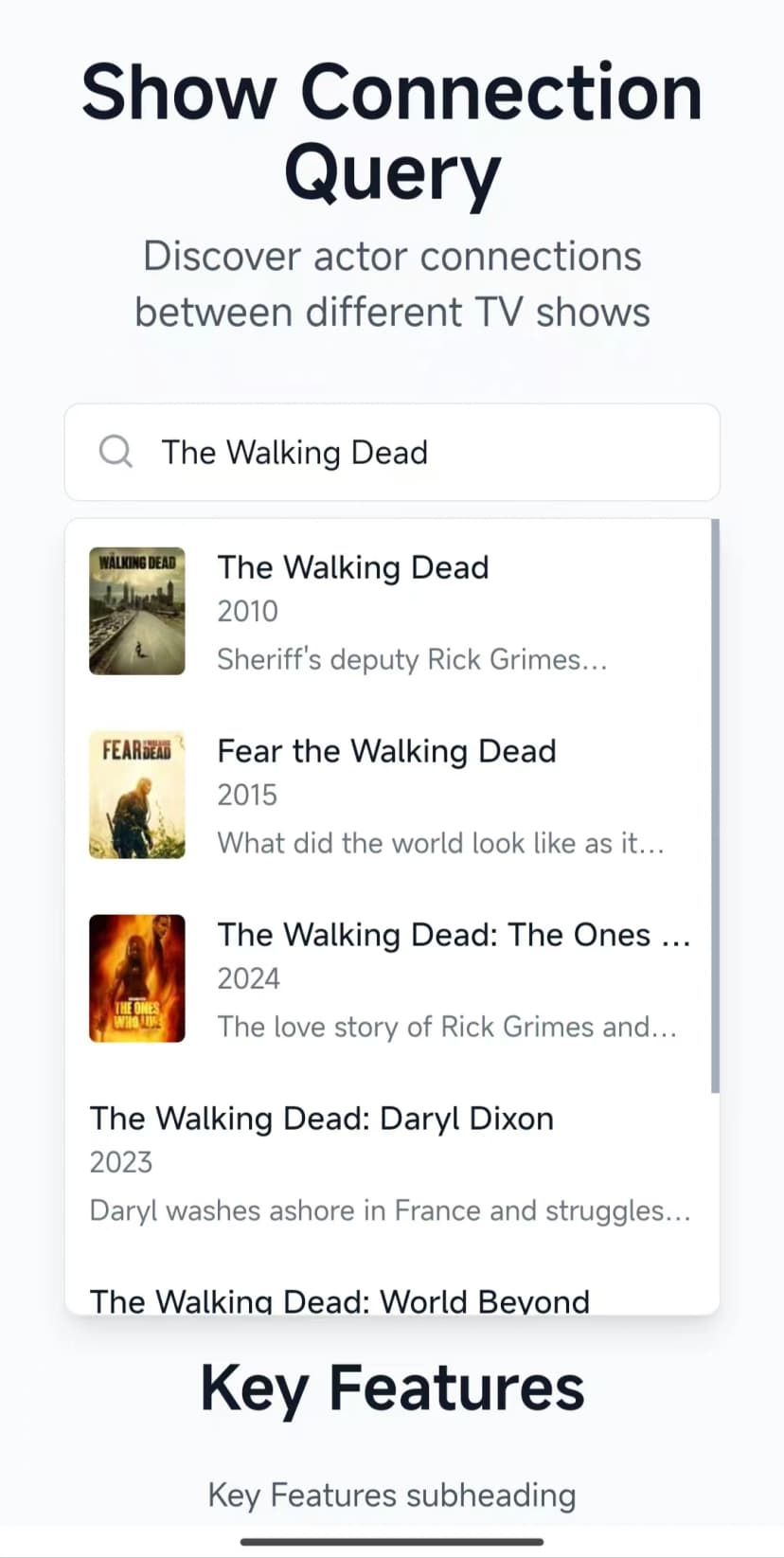 Search step